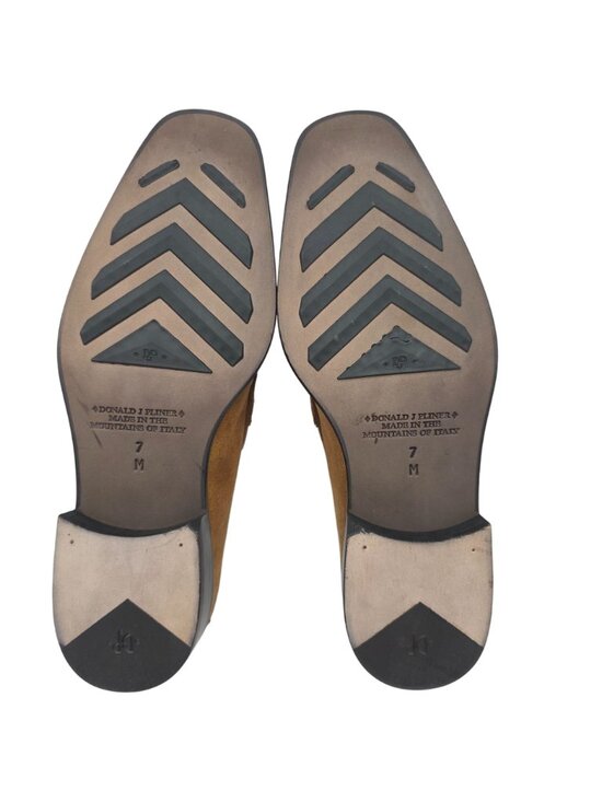 NEW Donald J. Pliner Italy Camel Tan Sport Suede Loafers Dress Shoes Men size 7M main image 7